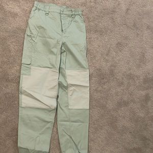 Turquoise, cargo pants